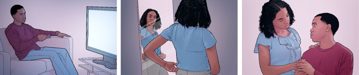 Sepasang suami istri mengikuti petunjuk Allah soal hiburan, dandanan dan pakaian, mengasihi dan memaafkan