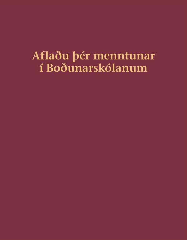 Cover of the book Aflaðu þér menntunar í Boðunarskólanum