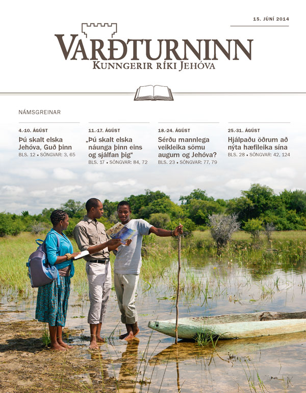 Námsútgáfa Varðturnsins 15. júní 2014 – forsíða