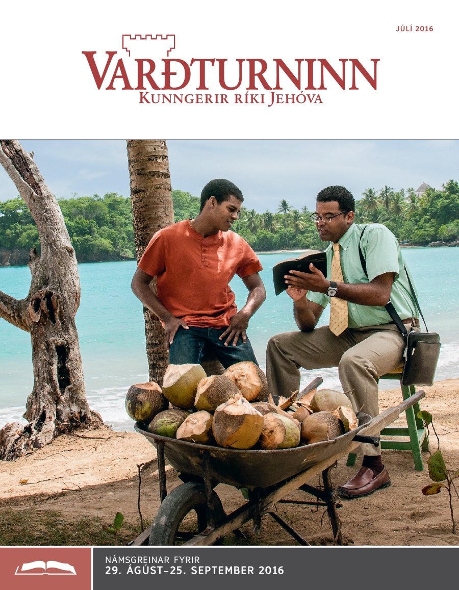 Varðturninn júlí 2016, námsútgáfa