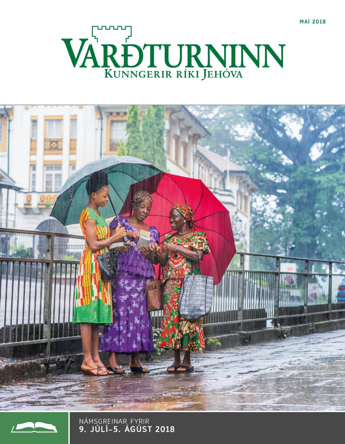 Námsútgáfa Varðturnsins maí 2018