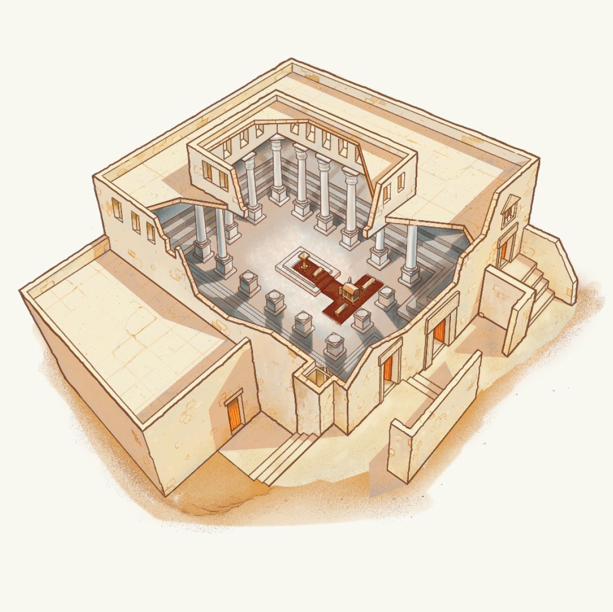 Synagogue nọn ribhi Gamla bhi ore nin ọhẹnhẹn