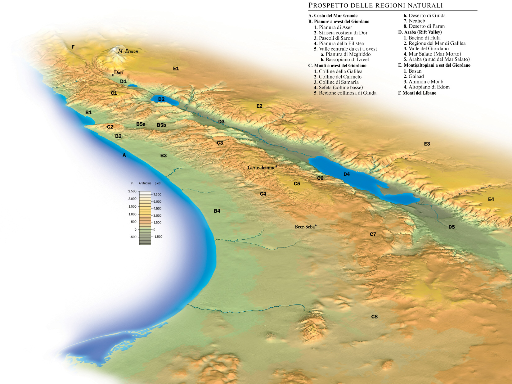 Topografia del paese