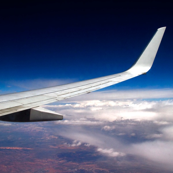 L’aletta di un aereo