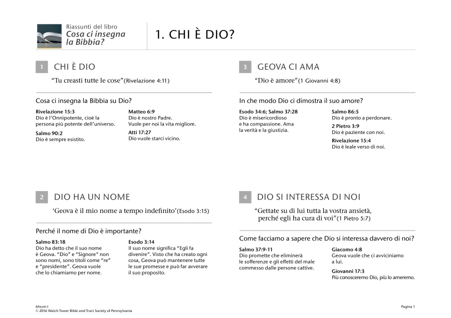 Riassunto di un capitolo del libro Cosa ci insegna