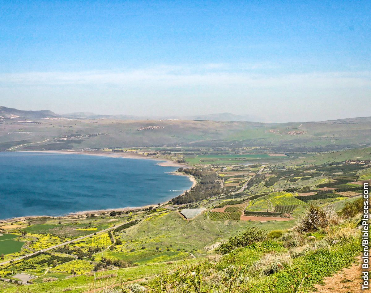 Parte nord-orientale del Mar di Galilea