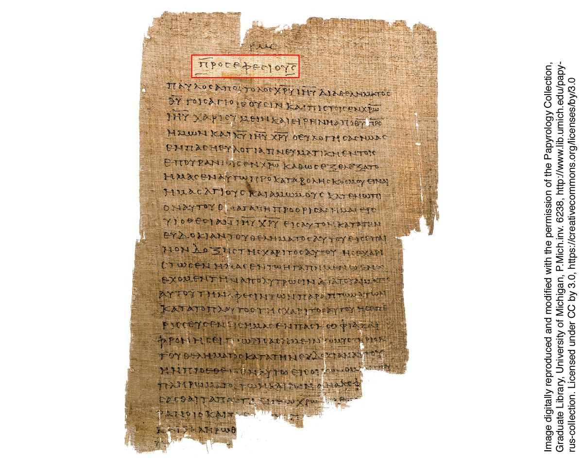 Lettera di Paolo agli Efesini
