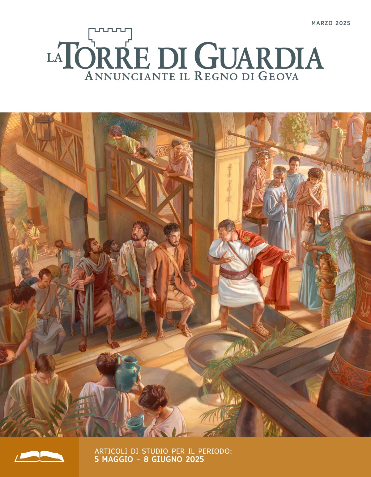 Pietro e i suoi compagni vengono condotti da Cornelio in una stanza al piano superiore di casa sua.