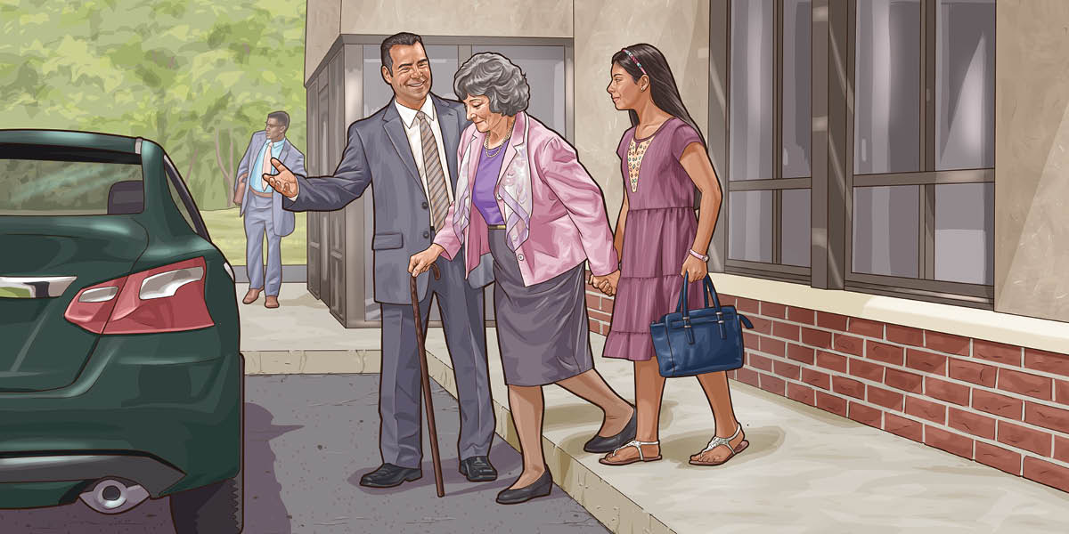 Wan breda an wan yong sista a elp wan uol sista fi go iina wan kyaar.