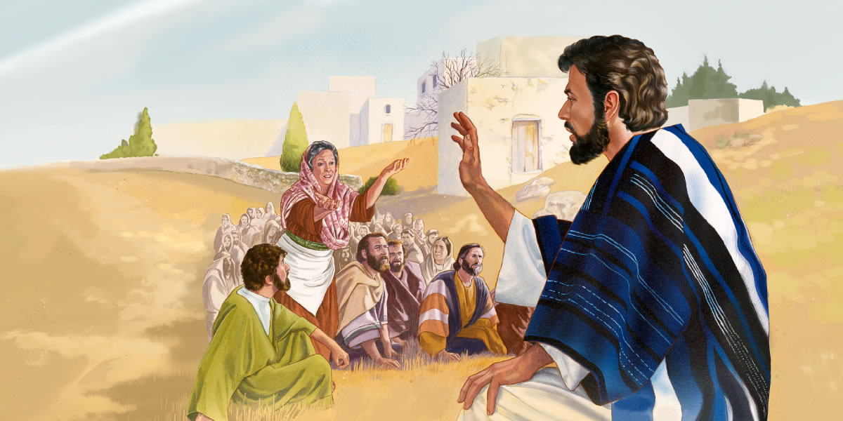 Yésus ngélikké wong wadon sing muji-muji Maria merga dadi ibuné Yésus