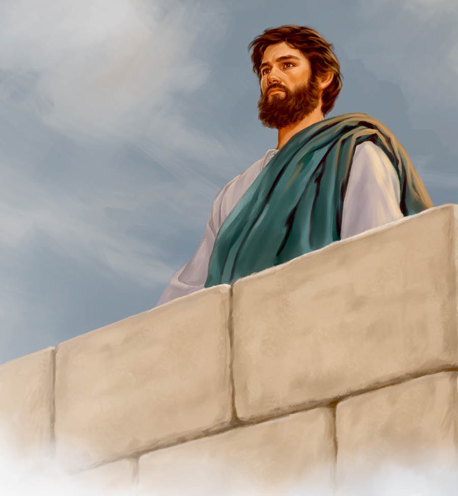 Yésus ing pucuké témbok bait