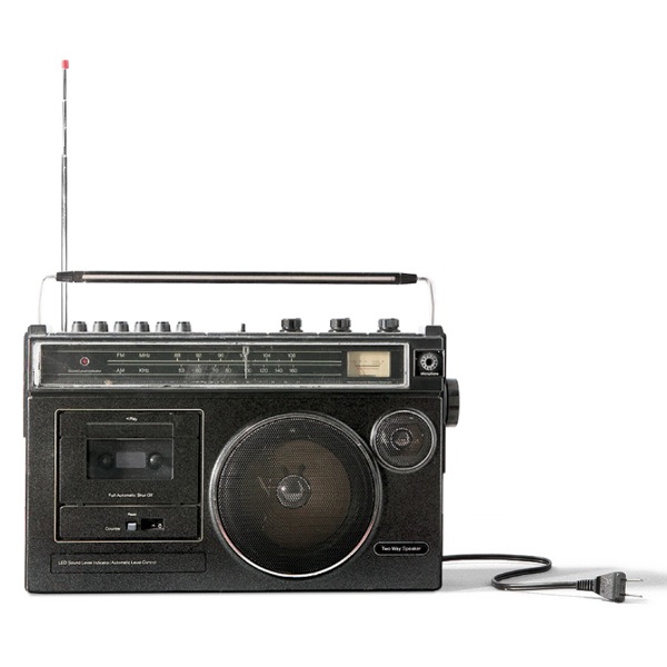 A portable radio without any electrical or battery power source