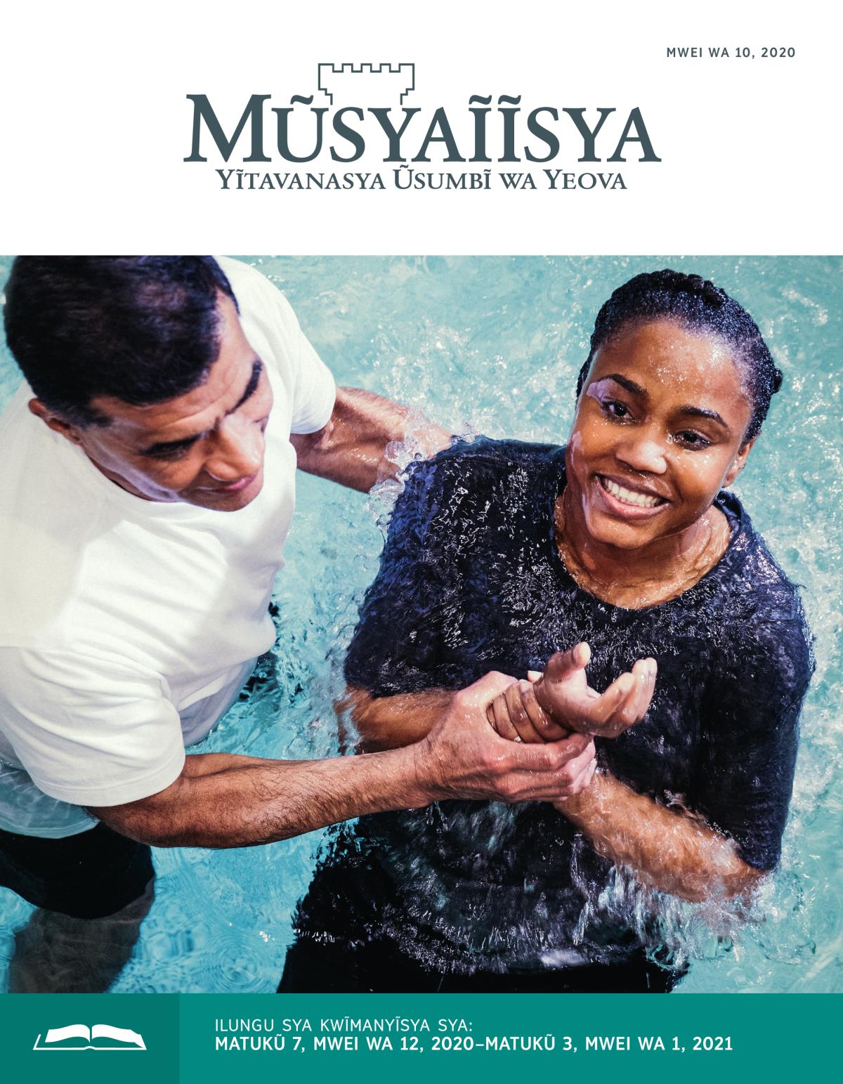 Ĩkaseti ya Mũsyaĩĩsya ya Kwĩmanyĩsya, Mwei wa 10, 2020.