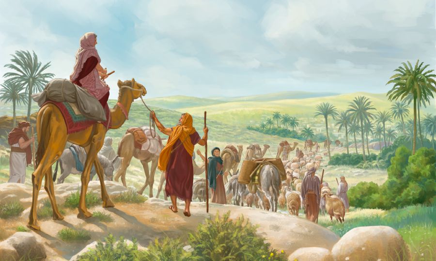 Abraham nɛ ɛ-hɔʋ pɛwɛ nʋmɔʋ taa nɛ powoki Kanaŋ ɛjaɖɛ taa