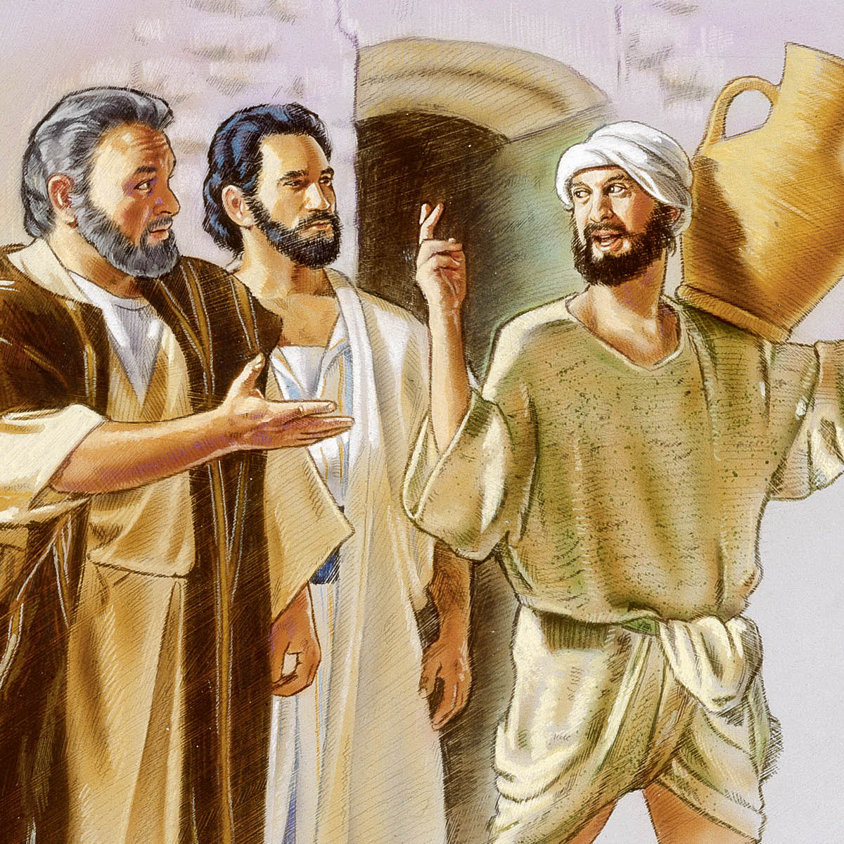 Pɩyɛɛrɩ nɛ Yohanɛɛsɩ peɖiɣni tɩŋʋʋ abalʋ nɔɔyʋ, ɛsɩɣlɩ lɩm peeɣa.