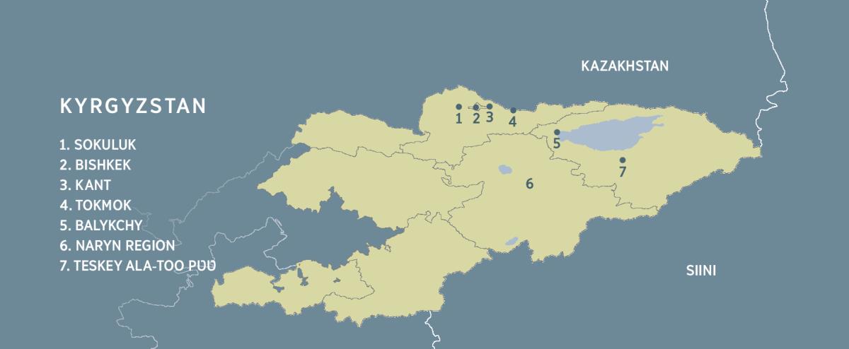 Kyrgyzstan ɛjaɖɛ anjaʋ