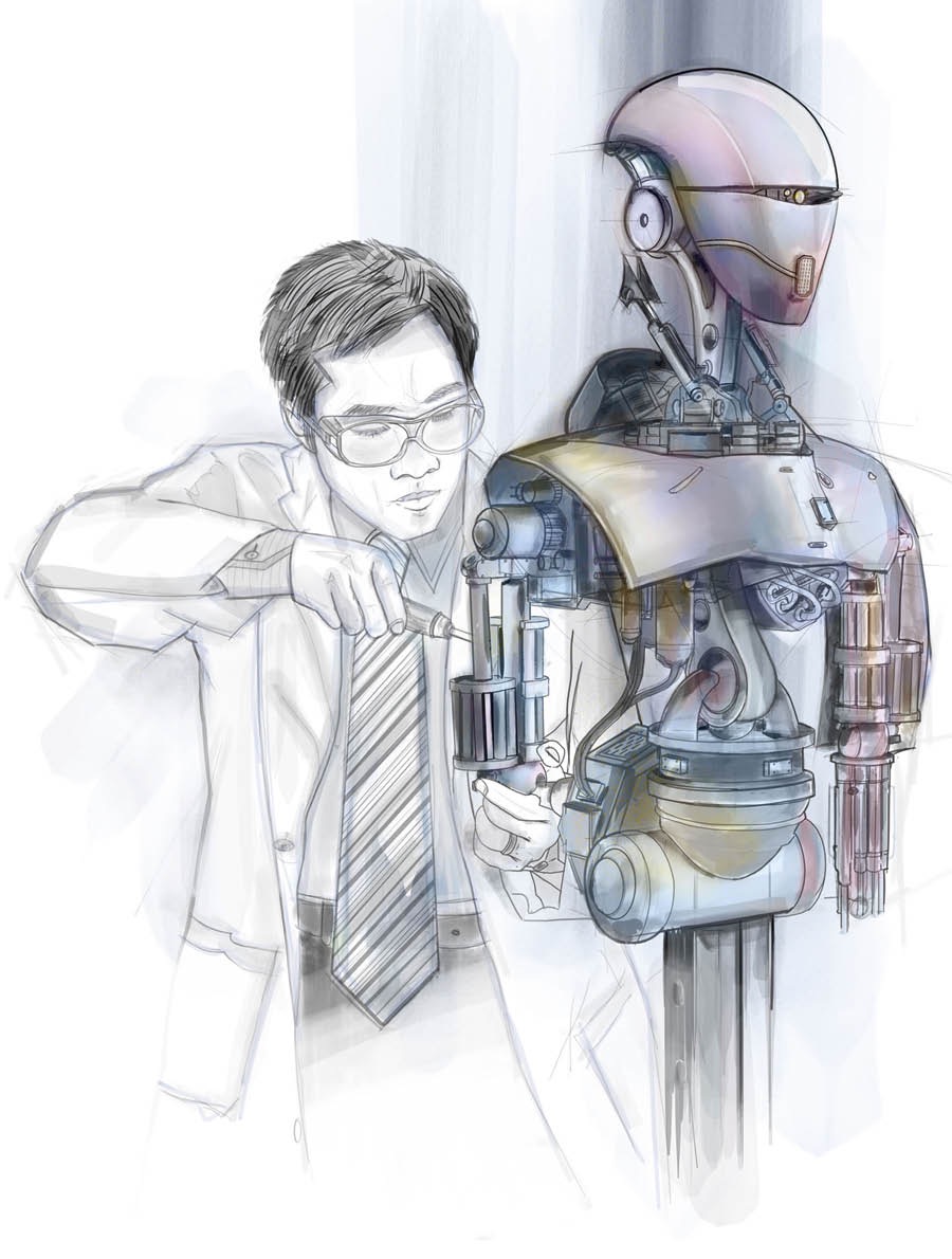 Muntu mosi ke sala robot