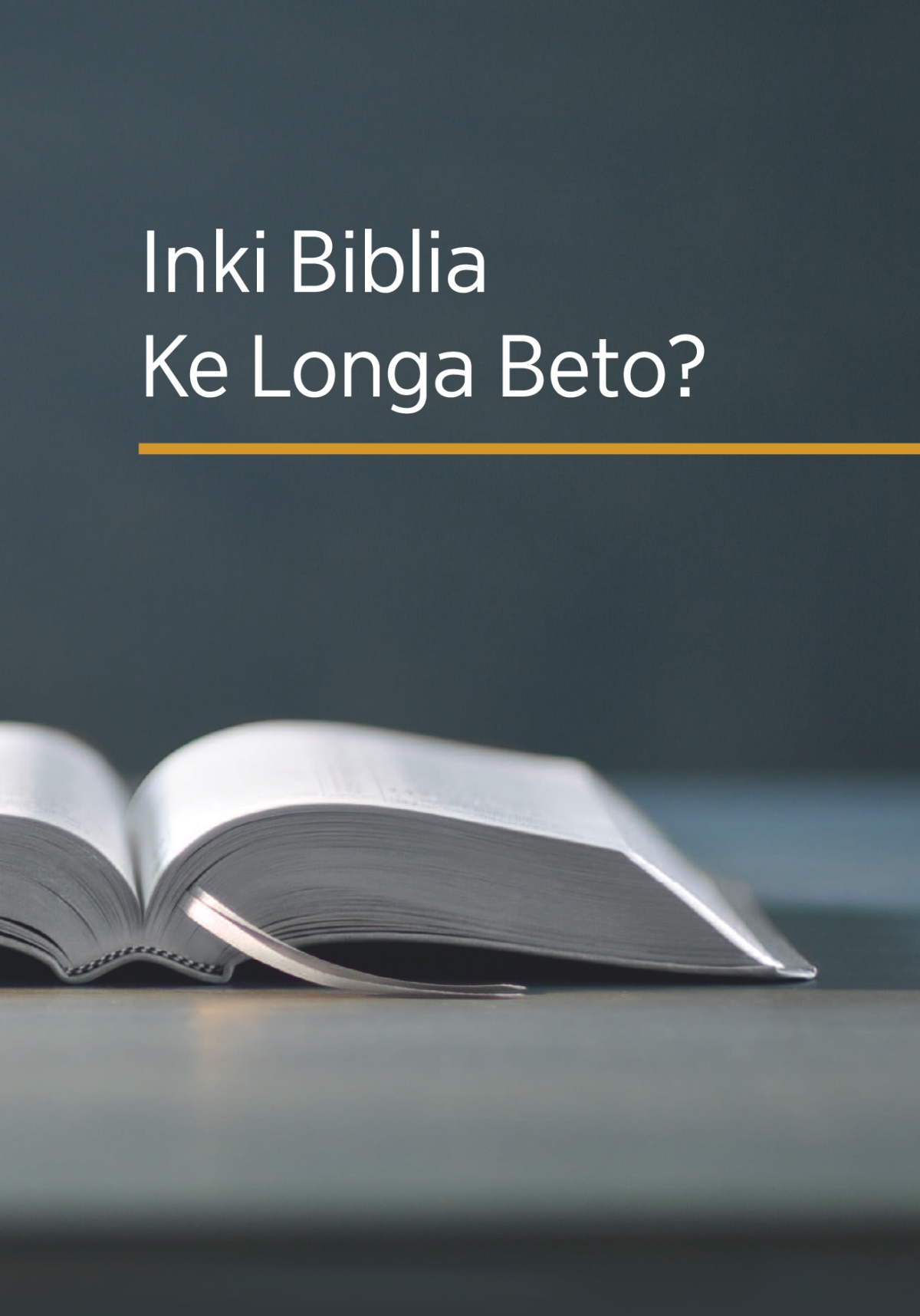 Lutiti ya zulu ya mukanda ‘Inki Biblia Ke Longa Beto?’