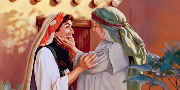 Mariamu visiting with Elizabeth