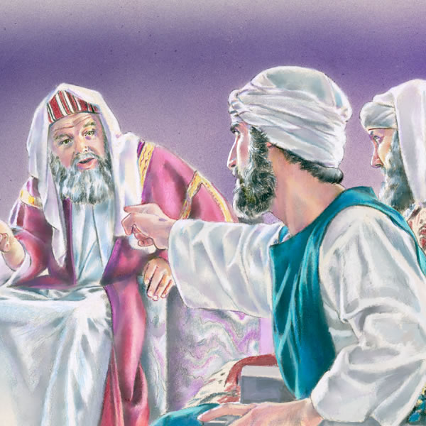 Nicodemus speaks in Jesus’ behalf