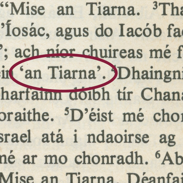 Thama 6:3 thĩinĩ wa Bibilia ya Maynooth