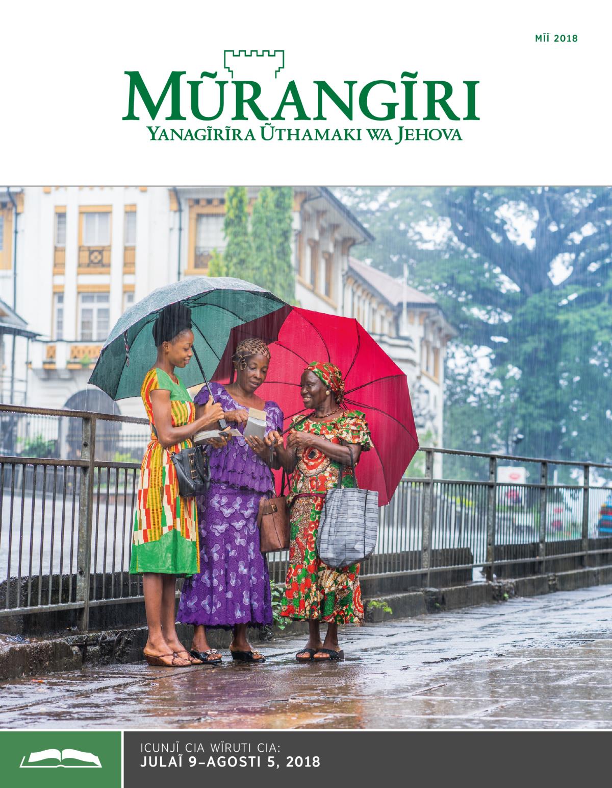 Mũrangĩri wa Wĩruti, Mĩĩ 2018