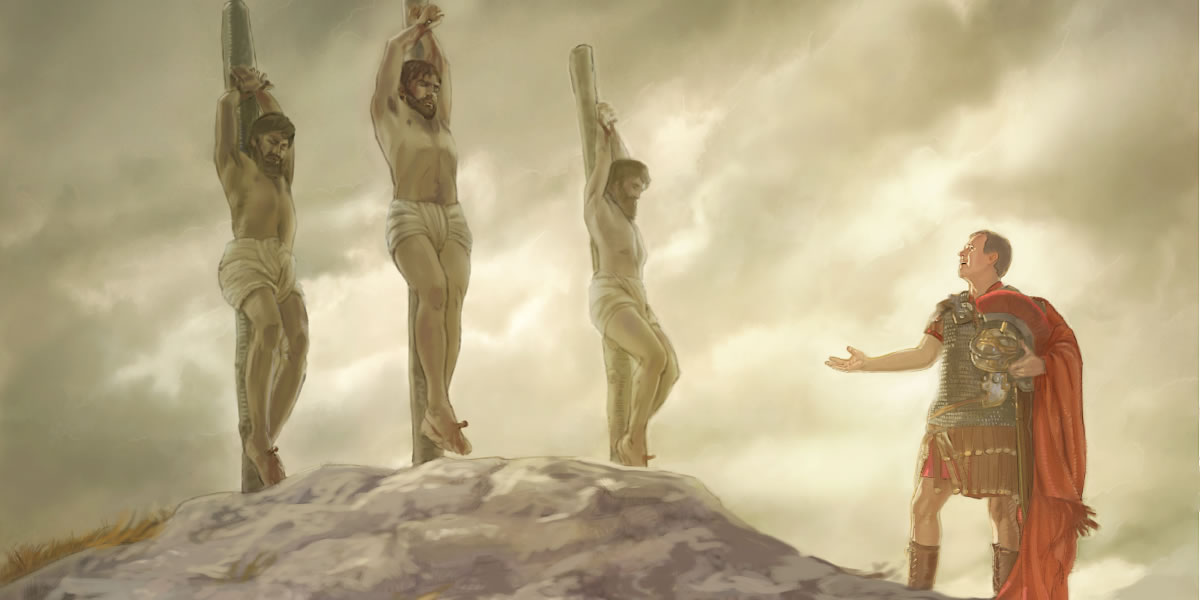 Eshi Jesus a fila komuti womahepeko pamwe novakolokoshi vavali, omukulunhu wetangakwaita okwa ti: “Ou okwa li shili Omona waKalunga”