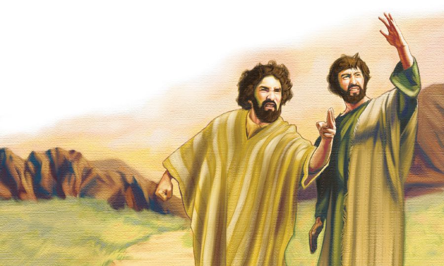 Omuyapostoli Jakob na Johannes va handuka