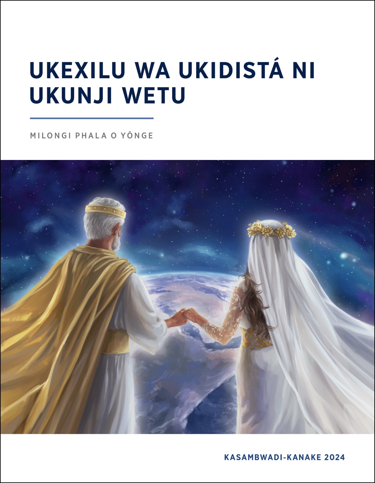 Jezú Kidistu ni dibhanga dyê, kifwa o 144.000, ajikidistá a undu, adikwata bhumaku ya amutala mu ixi. 