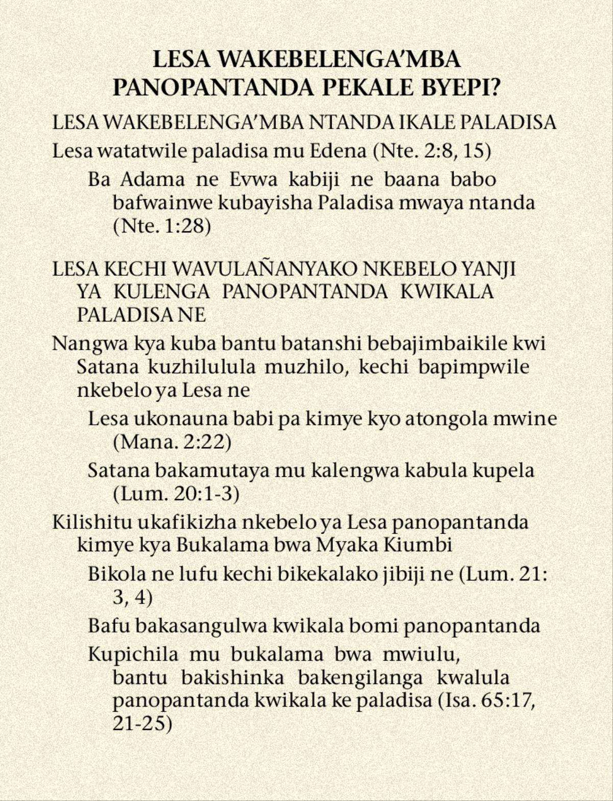 Kipikichala pa peja 41