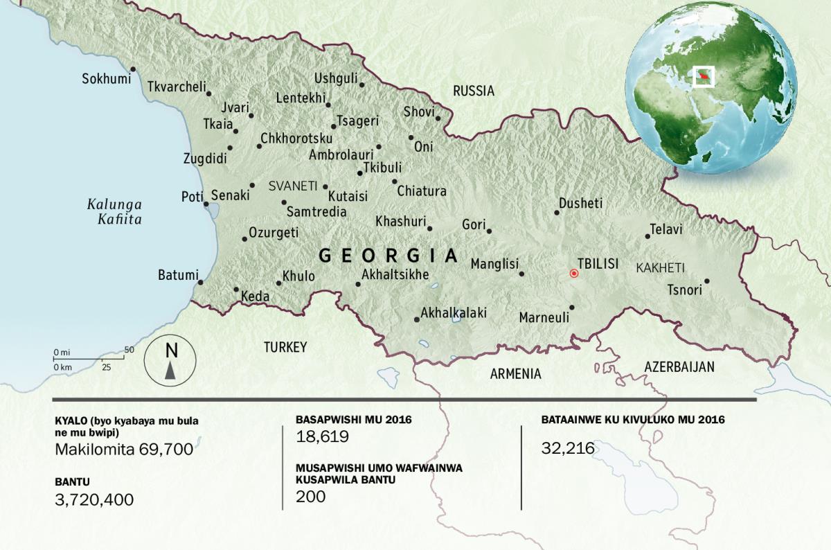 Mapu wa kyalo kya Georgia