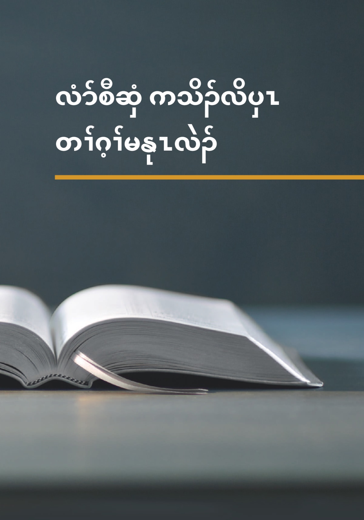 လံာ်လၢအမ့ၢ် ‘လံာ်စီဆှံ ကသိၣ်လိပှၤ တၢ်ဂ့ၢ်မနုၤလဲၣ်.’