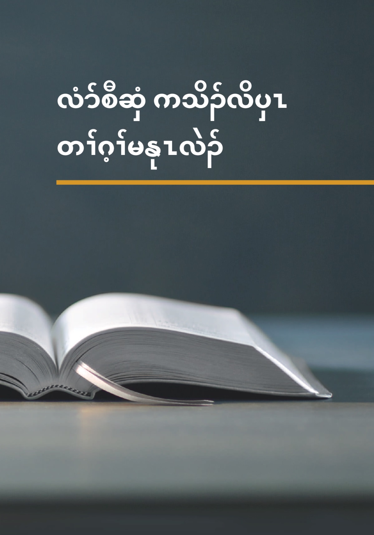လံာ်လၢအမ့ၢ် ‘လံာ်စီဆှံကသိၣ်လိပှၤ တၢ်ဂ့ၢ်မနုၤလဲၣ်.