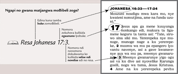 Sample of a scripture reference