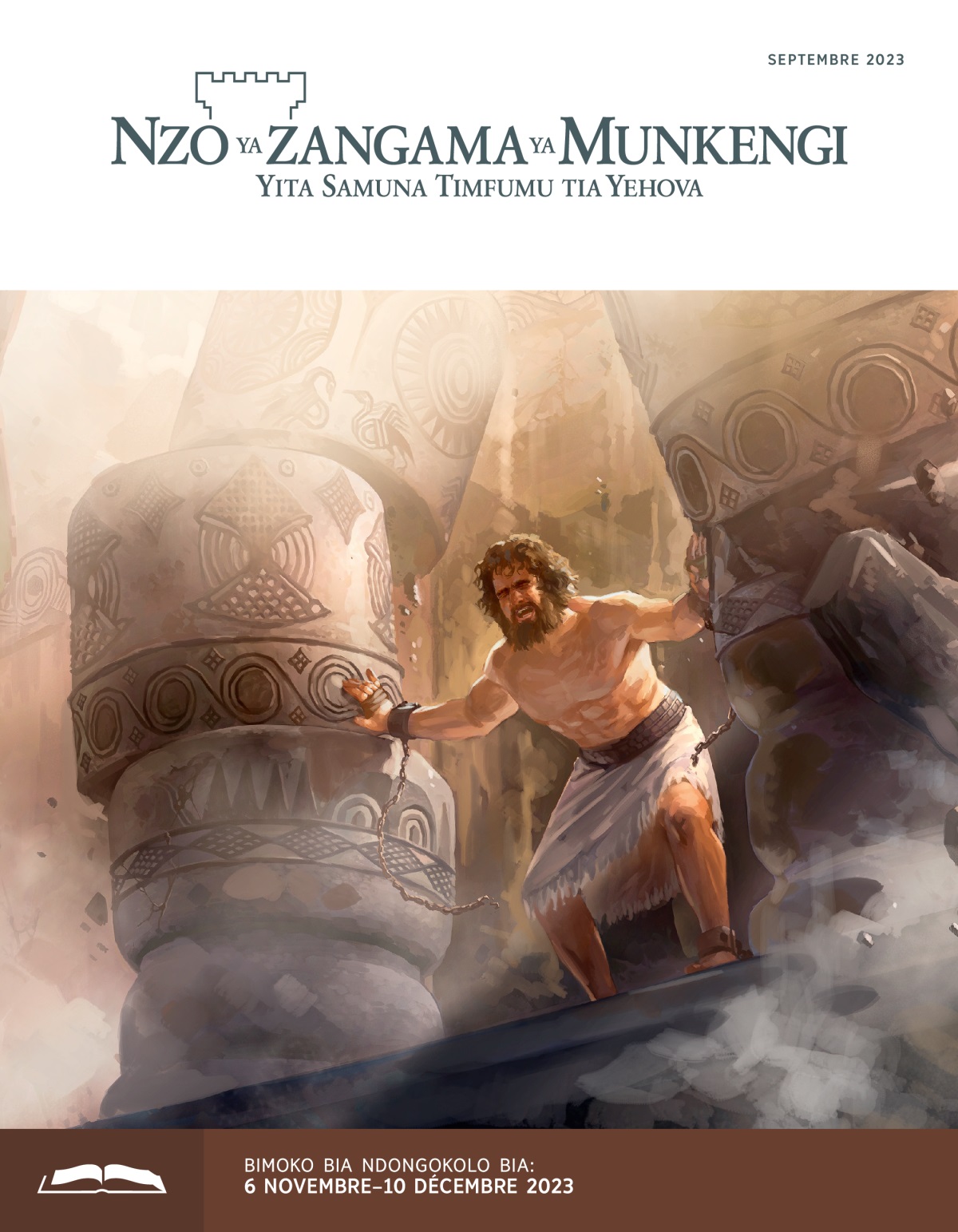 Samsone ta pusa mapoto mole na ngolo zazansoni mu ntangu yi ta bwa nzo.