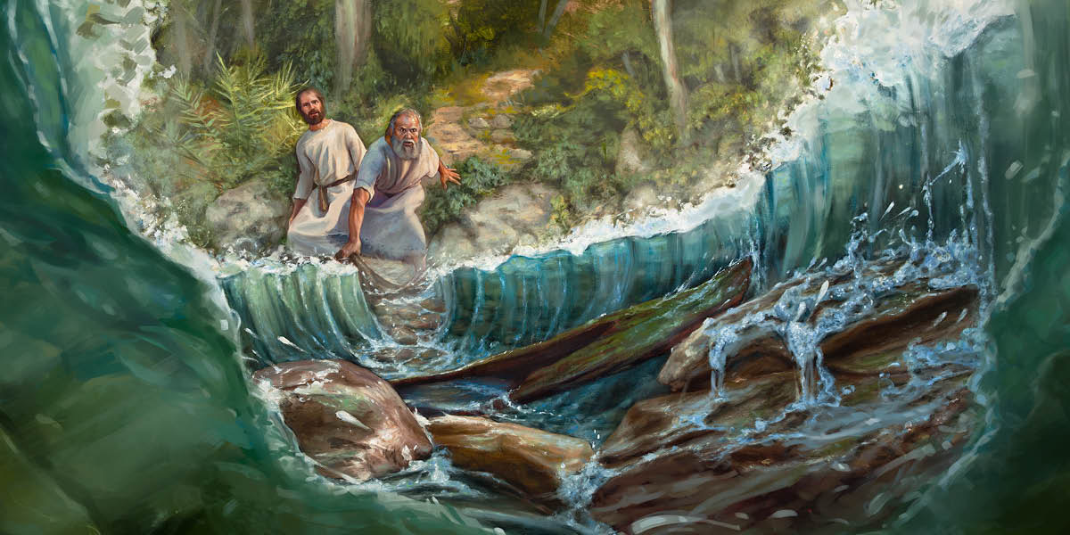 Elisha, Eliya Yordani dhi dda nanga ndo ndi ró ru na nari nja.