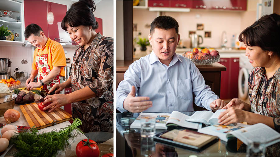 Collage: 1. Ddikpa kpetsike ndibbá isɨle tsotso kó nyǒ ridha na hwè na. 2. Fø kpetsike ma ibada ya familia nji ndibbá isɨle ma na.