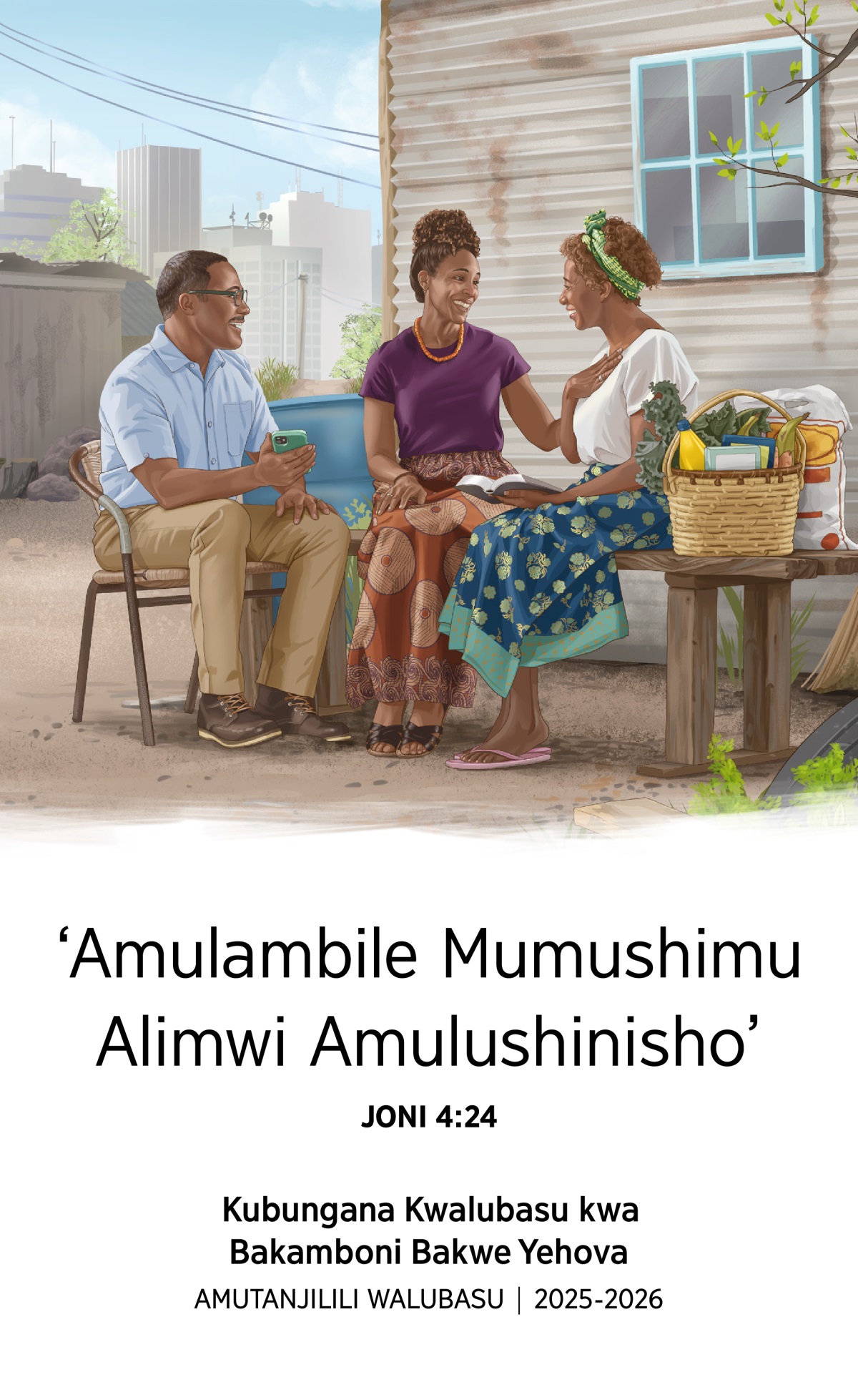 Nankashi ukala mutauni inene muŋanda yakayakwa munshila yuubu, alisangalete beebene bamwi Bakamboni ndyebatomuyuminisha kwiinda mu Malembo alimwi bamuletelako shakulya alimwi ashintu shimwi.