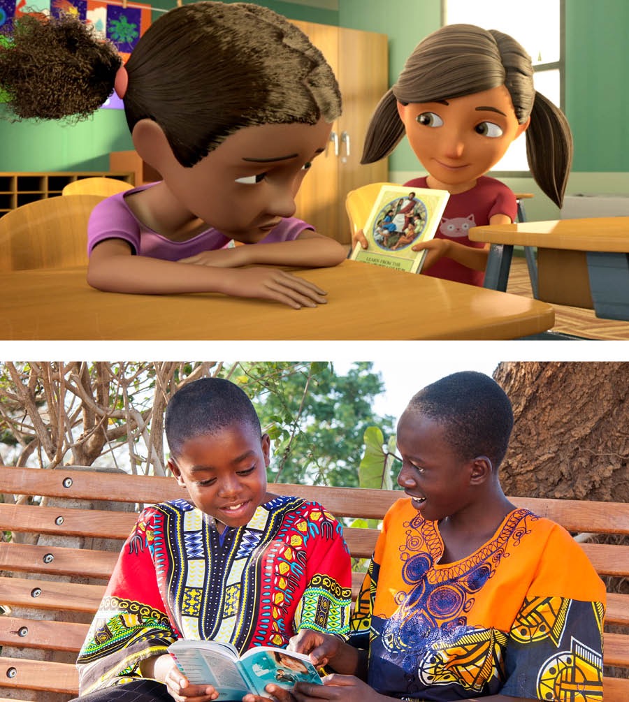 Sofiya atoopa Zoe libuku lya Learn From the Great Teacher; Kamboni musankwa wacanike atobelengela shicikolonyina libuku lya Miipusho Iipusha Bacanike