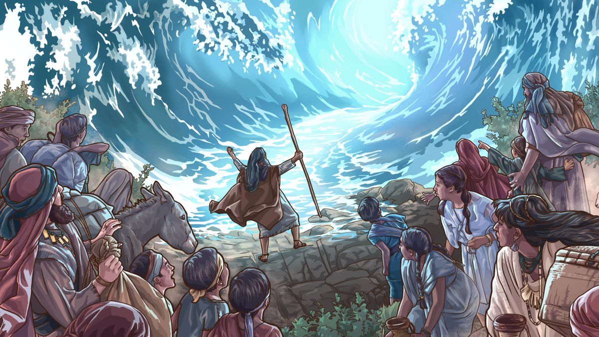 Mose watambika maansa kwaamba ayi Lweenge Lusalala lupansaane. Bene Isilaeli abantu bamwi baanji bateshi bene Isilaeli bakankamana kubona cacitika.