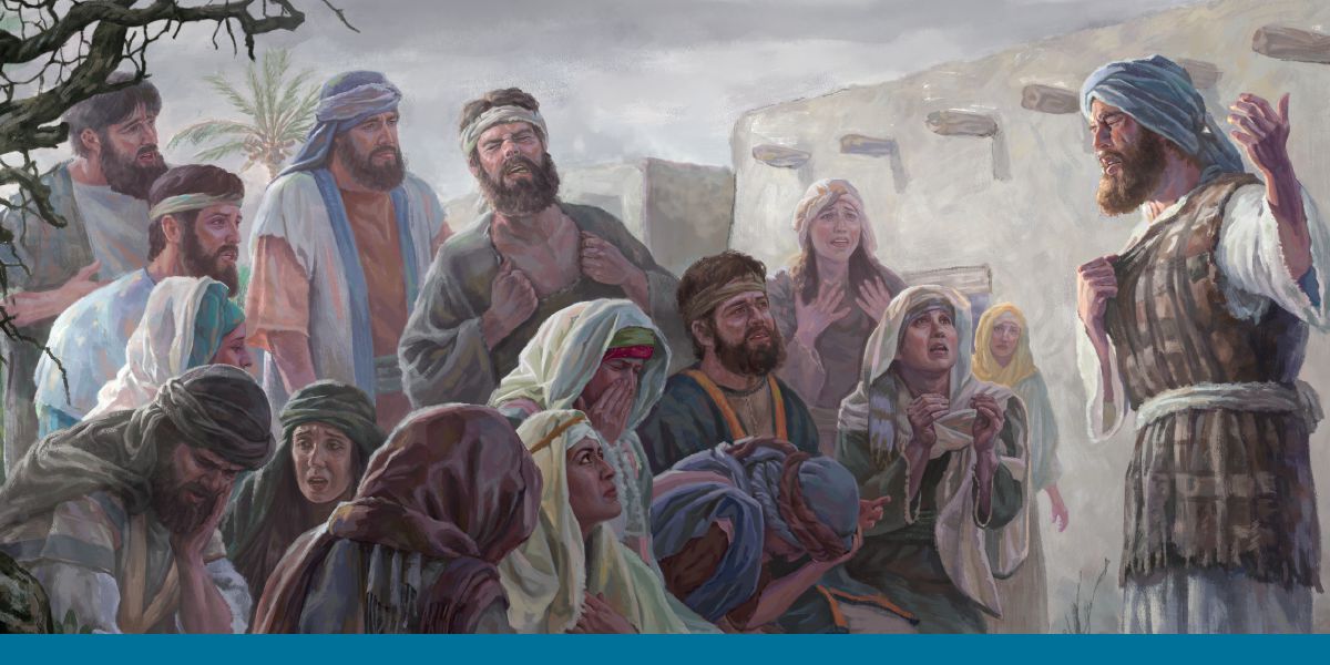 Abayudaaya mu Babulooni nga banakuwadde nnyo oluvannyuma lw’okukitegeera nti Yerusaalemi ne yeekaalu yaamu bizikiriziddwa