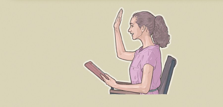 Mwannyinaffe ng’aliko ky’addamu mu nkuŋŋaana