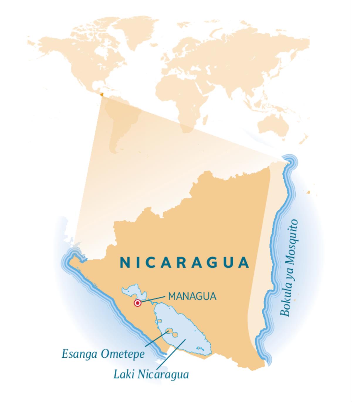 Karte ya Nicaragua