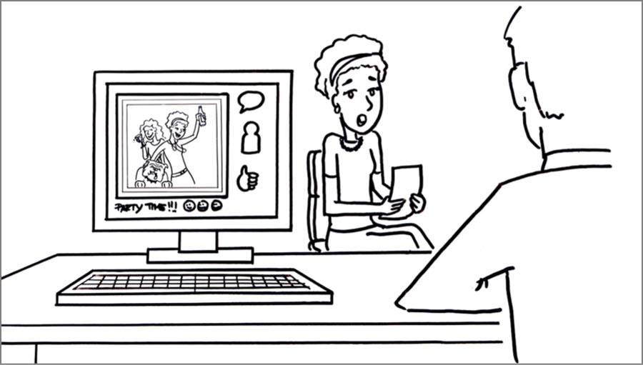 Patrɔ moko amoni mesaje oyo ebongi te na site Internet