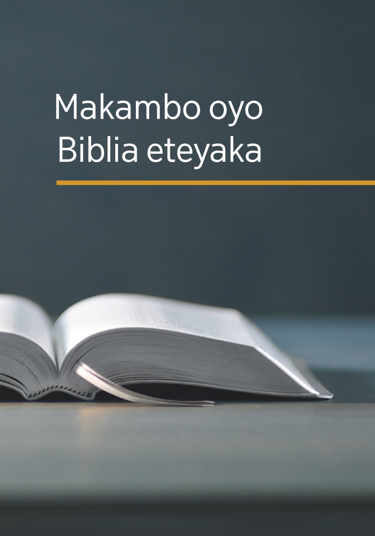 Buku ‘Makambo oyo Biblia eteyaka’