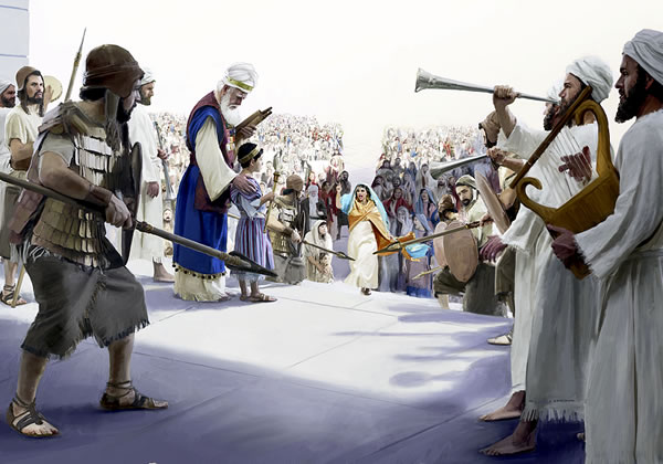 Jehojada paskelbia Jehoašą karaliumi
