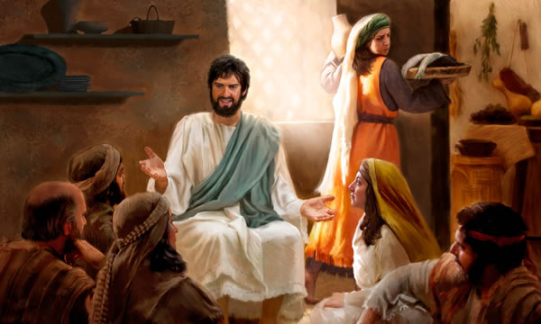 Maria obedo e tie Yesu kowinjo puonjne, Maritha to parore kendo thagore gi loso chiemo mang’eny