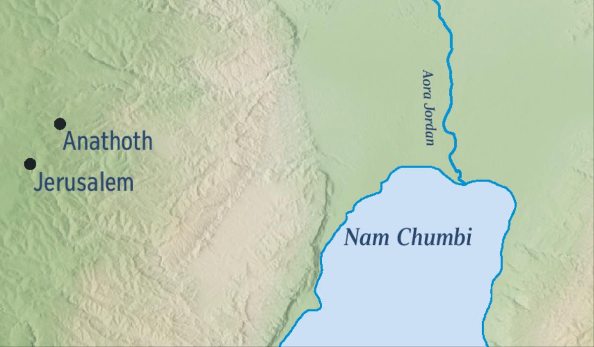 Map manyiso Jerusalem kod taon mar Anathoth, ma ne en thurgi Jeremia