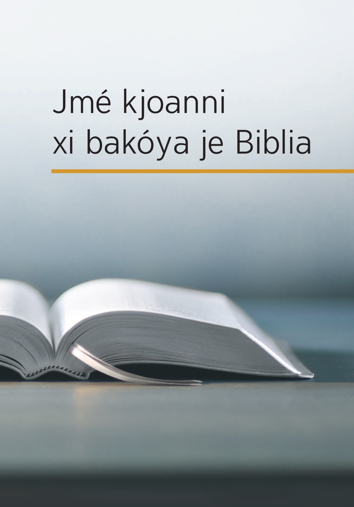 Sén xi faʼaitʼa ya portadale je libro “Jmé kjoanni xi bakóya je Biblia”