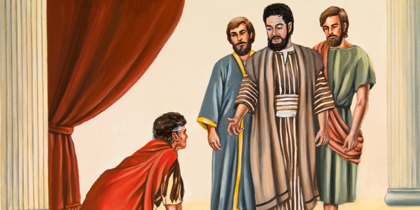 Je pastro Pedro kʼoatítsole Cornelio, xi sondado romano, nga tsín xkóle katabasénle